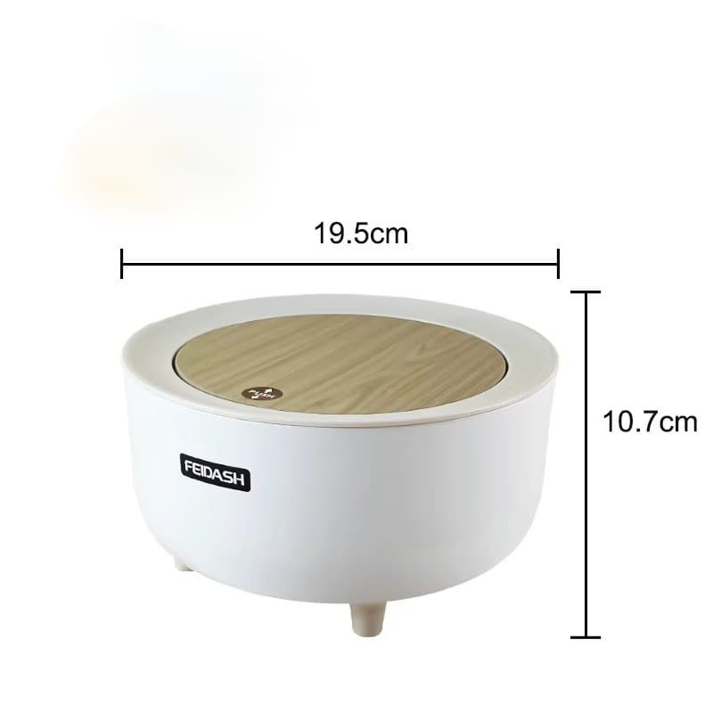 Mini Desktop Trash Can with Lid – Compact Plastic Garbage Bin for Kitchen, Bathroom, Bedroom & Office Table