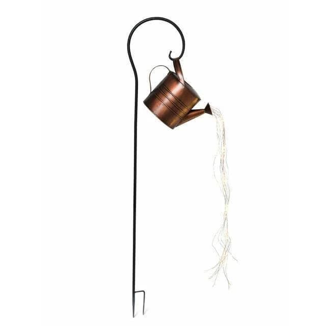 Star Shower Garden Art LED Light Decoration | Waterproof Fairy Watering Can Garden Lights